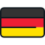 Nemecko, vlajka - MS v hokeji 2019, Kosice